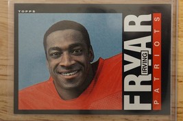 1985 Topps Football Card Irving Fryar New England Patriots Rookie RC #32... - £6.72 GBP