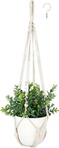 Mkono Fake Hanging Plant With Pot, Hanging Plants Artificial Decor, Medium - £25.56 GBP