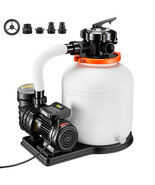 VEVOR FlashPure Sand Filter Pump for Above Ground Pool 14" 3500 GPH 0.75... - $189.90