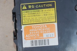 Toyota Lexus Stability Skid Control Computer Abs Trc Vsc 89540-60430 image 2