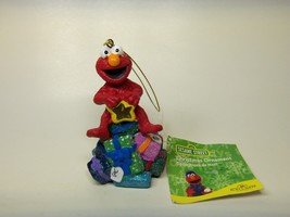 2011 Kurts Adler Sesame Street Christmas Ornament, Elmo On A Pile Of Presents - £11.64 GBP