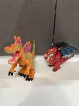 Htf Imaginext Ripper Spinosaurus Dinosaurs Fisher Price Red Blue Dragon Figures - £20.53 GBP