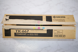 Open Box Genuine Kyocera TK-667 Black Toner Kit For 620 820 Same Day Shi... - £47.42 GBP