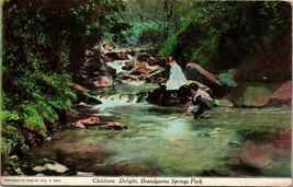 Vtg Postcard WIlmington Delaware Brandywine Springs Park Childrens Delight UNP - £6.26 GBP