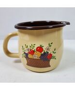 Vintage 1986 Gravy Boat Enamel Enamelware Pitcher 4x4 Inch FTD - $274.89 MXN