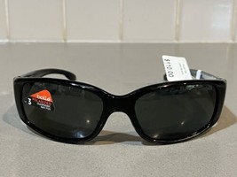 Bolle Habu 10576 Men&#39;s Polarized Sunglasses Black Frame/ Black Lense NEW - $48.28