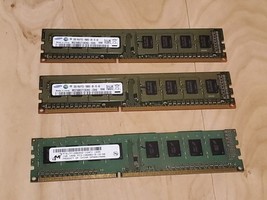 6GB (3x2GB) Ram DDR3 PC3-10600V-08-10-AO Samsung/Micron Crucial - €17,25 EUR
