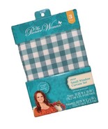 The Pioneer Woman Gingham 3-Piece Tier &amp; Valance Set Teal Country Cottag... - $355.23 MXN