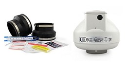 Healthy Air Solutions RadonAway RP145 Fan + Install Kit (Rubber coupling... - $160.84