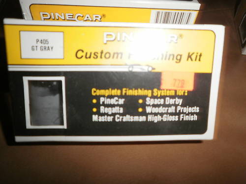 PINECAR CUSTOM FINISHING KIT- GT GRAY - P405- NEW - H31 - $4.55