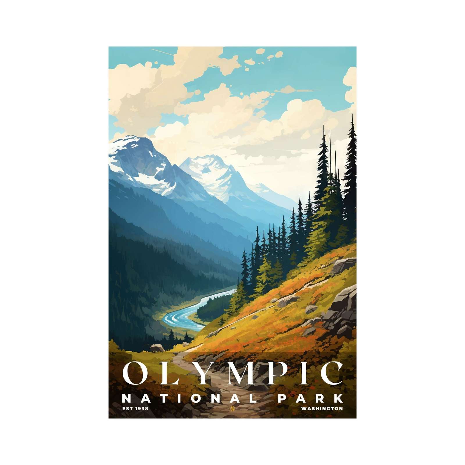 Primary image for Olympic National Park Poster | S06