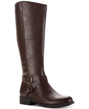 Style &amp; Co Womens Marliee Riding Boots,Cognac,6 M - £50.99 GBP