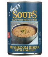 Amy&#39;s Mushroom Bisque with Porcini Soup, 14 oz Can, Case of 12 vegetable - $1,579.94 MXN