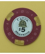 Cairo, Sheraton $5 Casino Chip, Vintage - $21.80 CAD