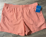 Columbia Sandy River Short Drawstring Pink Salmon Women&#39;s Size XL Nylon - $23.21