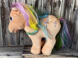 VTG Hasbro Softies My Little Pony MLP Parasol Rainbow Hair Plush Stuffed Animal - £11.59 GBP