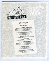 Cafe Wolfgang Puck Menu Disneyworld Live Love Eat Happy New Year - £19.44 GBP