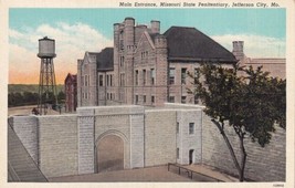 Main Entrance Missouri State Penitentiary Jefferson City MO Postcard E22 - $14.99