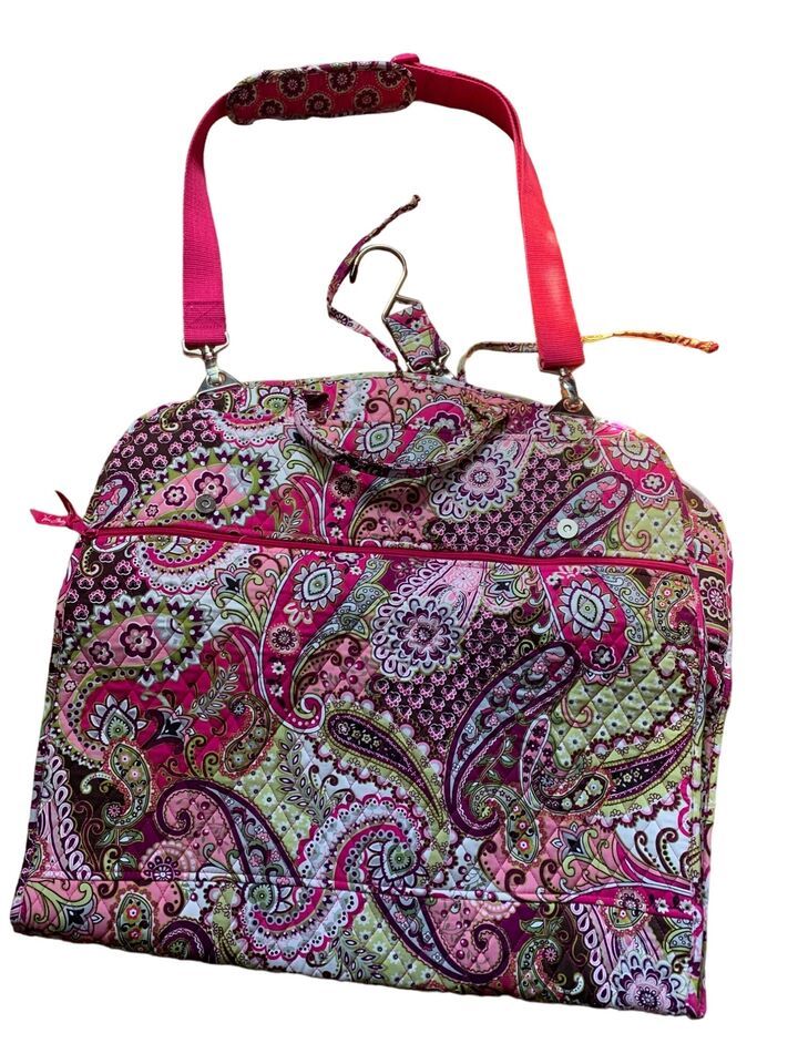 Vera Bradley Berry Paisley large hanging Garment travel Bag - $48.50