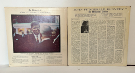 Vintage John F. Kennedy &quot;A Memorial Album&quot; &amp; &quot;In Memorian&quot; LP Record Albums Used - £16.06 GBP