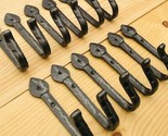 12pcs Hooks Wall Mount Hand Forged Storage Gun Rack Coat Hooks Hat Metal - $29.99