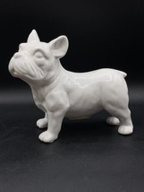 Target White Ceramic Super Cute Frenchie French Bulldog Bank - $23.16