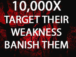 10,000X COVEN QUICK TARGETING OF VULNERABILITY ELIMINATE BANISH MAGICK WITCH  - £165.13 GBP
