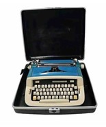 Royal Custom III Portable Typewriter w/ Hard Case Blue 1960s Vtg - $1,852.35 MXN