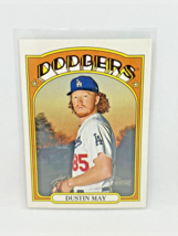 2021 Topps Heritage Dustin May Los Angeles Dodgers Base #347 - £2.23 GBP