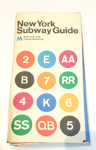 Vintage 1974 Massimo Vignelli Designed New York City Subway Guide Map MOMA - £78.29 GBP