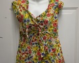 Cato sleeveless floral blouse sz medium - $9.89