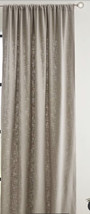 Pottery Barn 3-in-1 pole top textured 50”x84” beige blackout curtain NWT... - $48.10