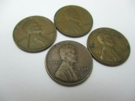 1944 ERRORS LINCOLN WHEAT PENNIES COMBO SET OF 4 COINS #117 - $427.93