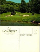 Virginia(VA) Hot Springs The Homestead Golf Course 17th Green VTG Postcard - £7.34 GBP