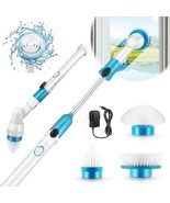 Electric Spin Scrubber Cordless Bath Tub Power Scrubber with Extend Handle - $30.52 CAD