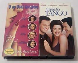 Drop Dead Gorgeous &amp; Three To Tango (VHS, Promo Screeners)  - £10.54 GBP