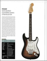 Dave Murray Signature Fender Stratocaster guitar pin-up article with specs - £3.01 GBP