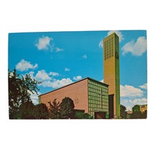 Postcard First Christian Church Columbus Indiana Religious Chrome Unposted - £8.22 GBP
