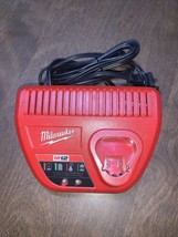 Milwaukee 48-59-2401 M12 12V Lithium Ion Battery Charger 12 Volt Red Used - £9.58 GBP