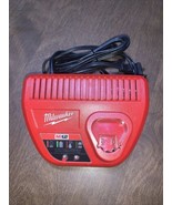 Milwaukee 48-59-2401 M12 12V Lithium Ion Battery Charger 12 Volt Red Used - $11.96