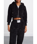 Adam Selman Sport Carbon38 Boucle Shrunken Hoodie Fuzzy Jacket sz XL NWT - $150.43 CAD