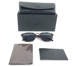 Persol Sonnenbrille 3186-s 1081/R5 Dunkeltürkis Quadrat Rahmen W Glas Gläser - $173.62