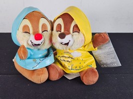 Disney Store Chip N&#39; Dale Rainy Day Plush Set Small - Brand New with tag - £9.91 GBP