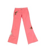 Johnny Was Jeans Size 6 Pink Floral &amp; Horse &quot;Living The Dream&quot; Boot Deni... - £71.00 GBP
