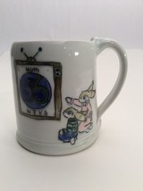 Channel 56 PBS COFFEE TEA MUG Crumb 40 Years 1995 Clay Pottery (design 3) - £12.03 GBP