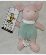 Disney Store Stuffed Plush Winnie the Pooh Piglet Bean Bag Animal Toy 8&quot;... - £20.18 GBP