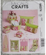 McCall's Pattern 6374 Sewing Accessories Ironing Board Cover, Organizers... - $7.95