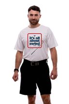 American Fit Basic T-Shirt for Men Legend White Made in Peru (as1, Alpha... - $24.25
