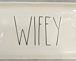 Rae Dunn LL Font “WIFEY” Farmhouse Style Rectangle Tray Plate Dish  - £23.55 GBP