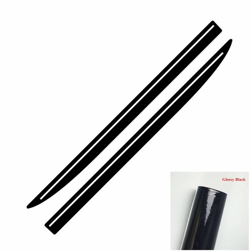 Racing  Stripe Auto Door Side Skirt Sticker Car Body Decor Vinyl Decal Car Acces - £79.06 GBP